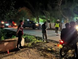 Cegah Gangguan Kamtibmas, Sat Samapta Polres Sarmi Gencarkan Patroli Malam