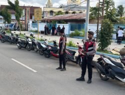 Sat Samapta Polres Sarmi Turun Langsung Amankan Kegiatan Berbagi Takjil untuk Masyarakat