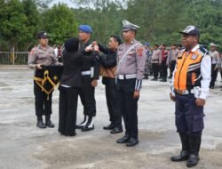 Polres Sarmi Gelar Apel Pasukan Operasi Ketupat Cartenz 2026, Siap Amankan Idul Fitri 1447 H