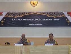 Wakapolres Sarmi Pimpin Lat Pra Ops Ketupat Cartenz 2026 di Aula Polres