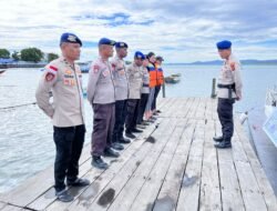 Satpolairud Polres Sarmi Laksanakan Sambang Nusa Presisi dan Program ASRI di Pulau Terluar Pulau Liki