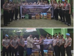 Siswa SIP Polda Papua Gelar Bakti Sosial di Pondok Pesantren Nurul Anwar Sentani