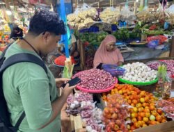 Satgas Pangan Polresta Jayapura Kota Pantau Harga Bawang dan Cabai di Pasar Hamadi