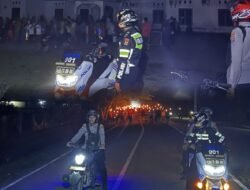 Polres Mamberamo Raya Laksanakan Pengamanan Pawai Obor dalam Rangka Paskah 2026