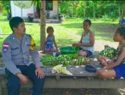 Bhabinkamtibmas Laksanakan DDS di Kampung Beneraf 1 dan Simabde, Perkuat Kamtibmas Tetap Kondusif