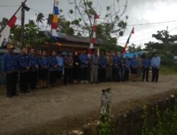 Personel Gabungan Polres dan Polsek Amankan Ziarah Makam HUT ke-24 Kabupaten Sarmi