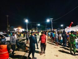 Sat Samapta Polres Sarmi Intensifkan Patroli Malam di Pasar Sentral Mararena, Situasi Kondusif