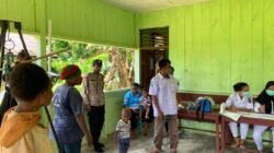 Polsek Tor Atas Dampingi Posyandu Samanente