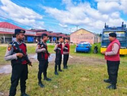 Sat Samapta Polres Sarmi Intensifkan Patroli di Pasar Sentral Mararena, Situasi Kondusif