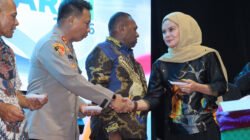 Kapolres Sarmi Hadiri Puncak Perayaan HUT ke-24 Kabupaten Sarmi di Mararena