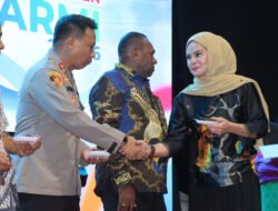 Kapolres Sarmi Hadiri Puncak Perayaan HUT ke-24 Kabupaten Sarmi di Mararena