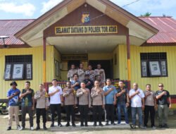 Kapolres Sarmi Kunjungi Polsek Tor Atas, Serap Aspirasi Tokoh Adat dan Kepala Kampung