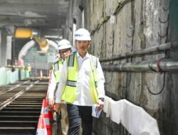 Wapres Tinjau Progres MRT Fase 2A, Tegaskan Transportasi Publik Modern Jadi Prioritas Nasional