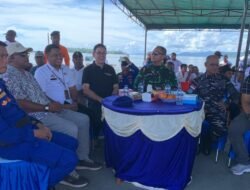 Kasat Polairud Sarmi Hadiri Groundbreaking Cold Storage, Dorong Kesejahteraan Nelayan