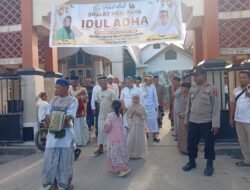 Pengamanan Serentak di Masjid-Masjid, Polres Sarmi Pastikan Sholat Idul Adha Aman dan Lancar