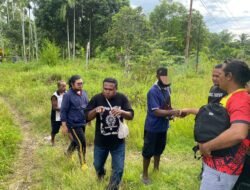 Sat Reskrim Polres Sarmi Amankan Terduga Pelaku Penganiayaan Berat di Kampung Keder