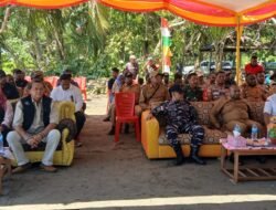 Kapolsek Bonggo Hadiri Awal Pembangunan KNMP