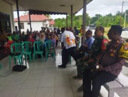 Bupati Sarmi Serap Aspirasi Masyarakat Tor Atas, Polsek Tor Atas Pastikan Kegiatan Berjalan Aman