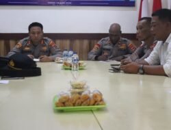 Anev Mingguan Polres Sarmi, Kapolres Fokus pada Pelayanan Masyarakat dan HUT Bhayangkara