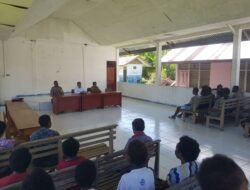 Sat Resnarkoba Polres Sarmi Sosialisasikan Pembentukan Kampung Bebas Narkoba di Kasukwe