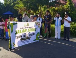 Wakil Bupati Sarmi Lepas Peserta Jalan Santai Tahun Baru Islam 1448 H, Sat Lantas Polres Sarmi Pastikan Kegiatan Aman dan Lancar