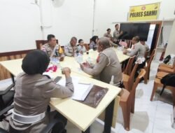 Perkuat Kamseltibcar lantas, Polres Sarmi Terima Kunjungan Tim Supervisi Ditlantas Polda Papua