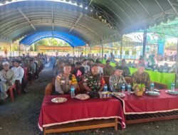 Ratusan Masyarakat Hadiri Santunan Anak Yatim Piatu Sebonggo Raya, Kapolsek Bonggo Turut Hadir