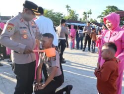 Wakapolres Sarmi Pimpin Upacara Korp Raport, 26 Personel Terima Kenaikan Pangkat
