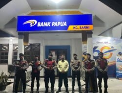 Patroli Malam Sat Samapta Polres Sarmi Perkuat Kehadiran Polri di Tengah Masyarakat