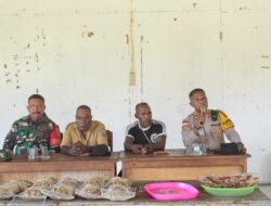 Polsek Bonggo Bersama Kelompok Tani Papua Nusantara Panen Kedua Kacang Tanah, Wujud Nyata Dukung Ketahanan Pangan