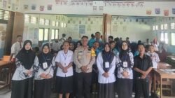 Kapolsek Bonggo Isi Materi MPLS, Tanamkan Literasi Digital dan Pencegahan Narkoba kepada Pelajar