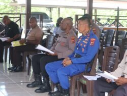 Ibadah Bintal Kristen, Polres Sarmi Tingkatkan Keimanan dan Karakter Personel
