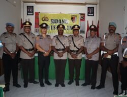 Polres Sarmi Tegakkan Disiplin Internal, Satu Anggota Jalani Sidang Disiplin