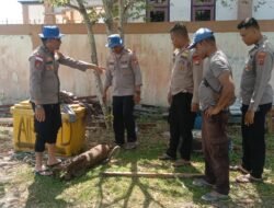 Sat polairud Polres Sarmi Musnahkan Dua Bom Peninggalan Perang Dunia II di Perairan Sarmi