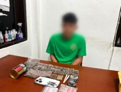 Satresnarkoba Polres Sarmi Bongkar Peredaran Ganja, Amankan Terduga Pengedar dan 24 Paket Barang Bukti