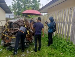 Satreskrim Polres Sarmi Bersama Bidlabfor Polda Papua Laksanakan Pemeriksaan kriminalistik barang bukti