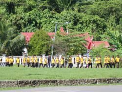 Kapolres Sarmi Pimpin Olahraga Pagi, Tingkatkan Kebugaran dan Soliditas Personel