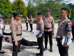 Jaga Wibawa Institusi, Kapolres Sarmi Turun Langsung Cek Disiplin Personel