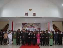 Kukuhkan Semangat Patriotisme, Kapolres Sarmi Hadiri Dharma Bakti Paskibra