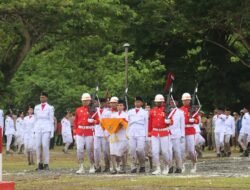 Merah Putih Berkibar di Sarmi, Kapolres Hadiri Khidmatnya HUT ke-81 RI