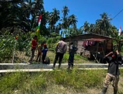 Hadir di Tengah Warga, Kapolsek Pantai Barat Sambangi Empat Kampung Jaga Kamtibmas