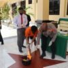 Sat Resnarkoba Polres Sarmi Gelar Press Release Pemusnahan Barang Bukti Ganja
