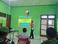 Perkuat Sinergitas TNI-Polri, Satlantas Polres Sarmi Gelar Polisi Karib di Mako Subdenpom