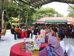 Hangat dan Penuh Kekeluargaan, Kapolres Sarmi Hadiri Syukuran HUT TNI ke-81