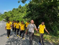 Jaga Kebugaran, Wakapolres Sarmi Pimpin Personel Polres Sarmi Laksanakan Olahraga Pagi