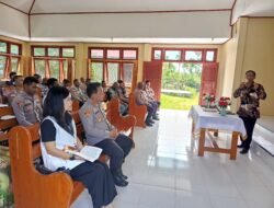 Dengan Firman Tuhan, Personel Polres Sarmi Perkuat Iman dan Mental