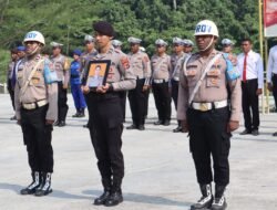 Tegakkan Disiplin dan Kode Etik, Kapolres Sarmi Pimpin Upacara PTDH Satu Personel Polri
