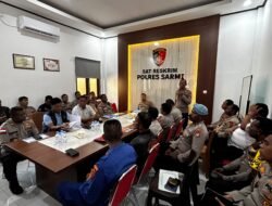 Jaga Sarmi Tetap Kondusif, Kapolres Pimpin Gelar Operasi dan Anev Kamtibmas Bulanan